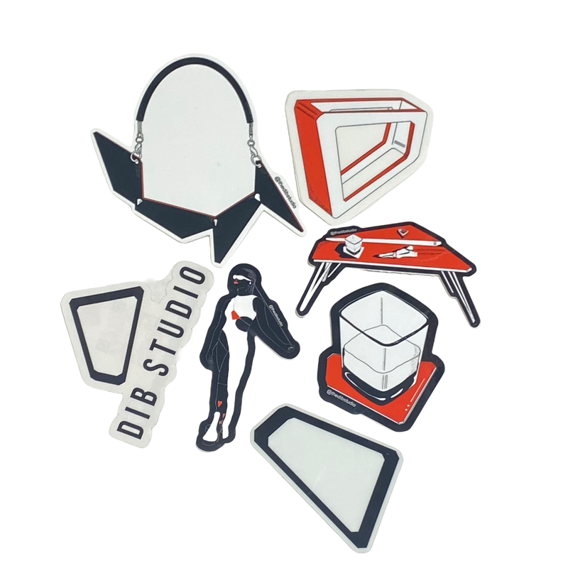 DIB Sticker Pack (Pack of 6)